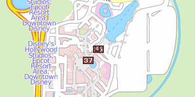 Stadtplan Disney’s Hollywood Studios