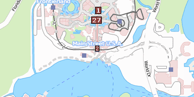 Magic Kingdom Stadtplan