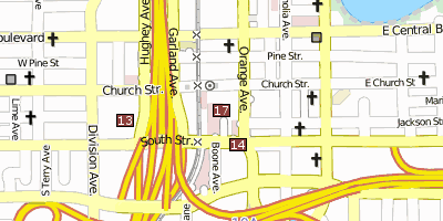 SunTrust Center Stadtplan